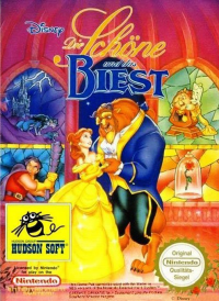Beauty and the Beast PAL NES  box art